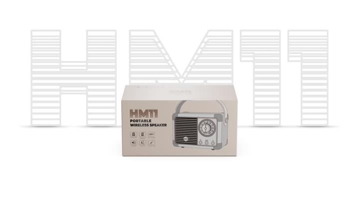 HM11 Vedio du haut-parleur Bluetooth rétro