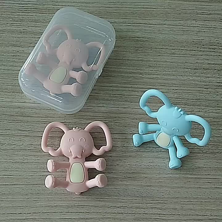 실리콘 코끼리 teether