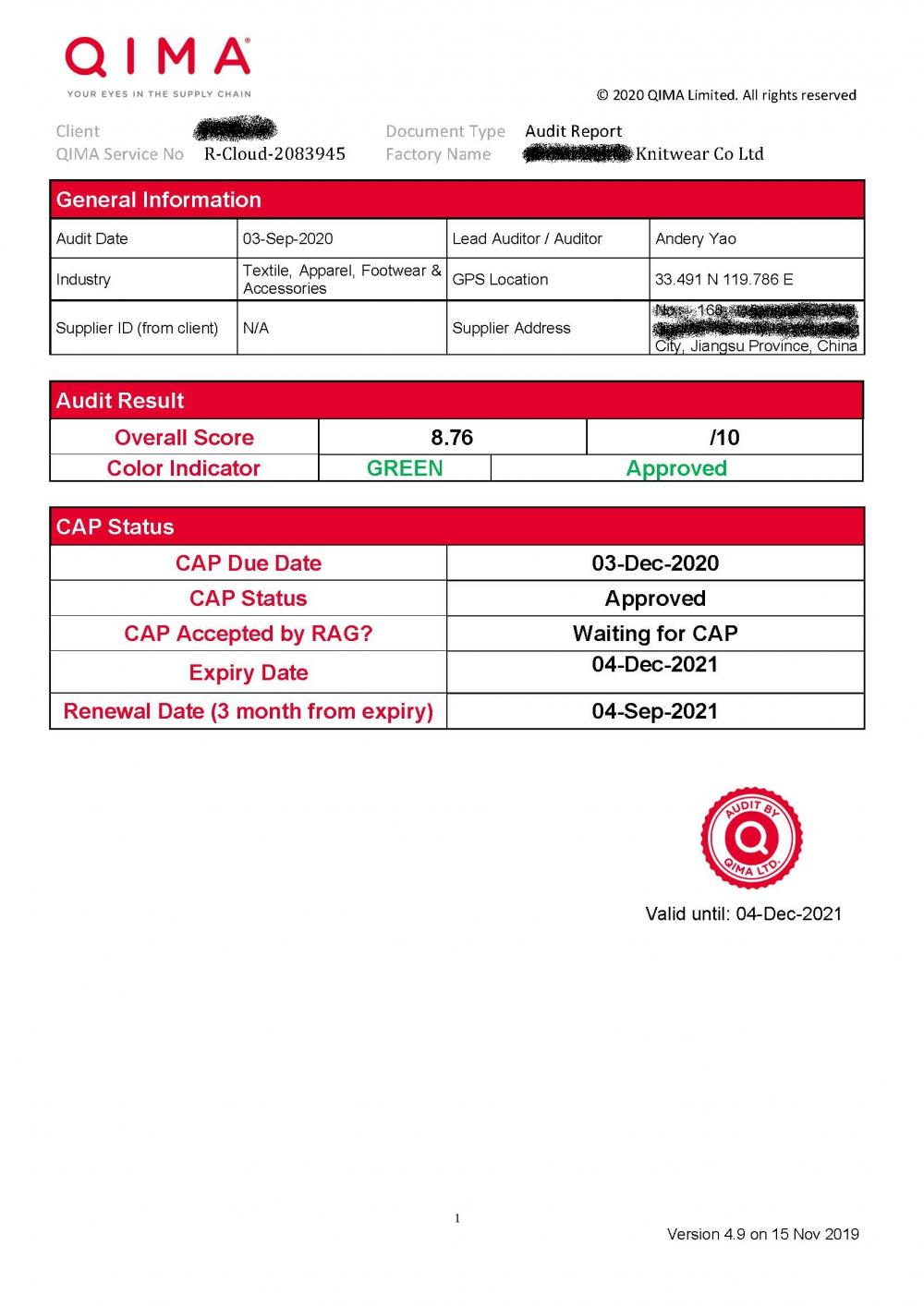 QIMA Audit