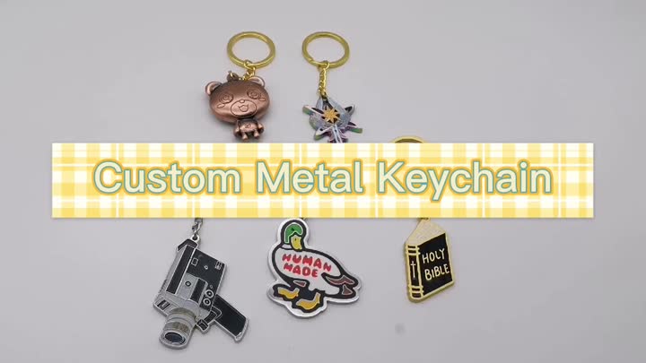 Porte-clés en métal personnalisé