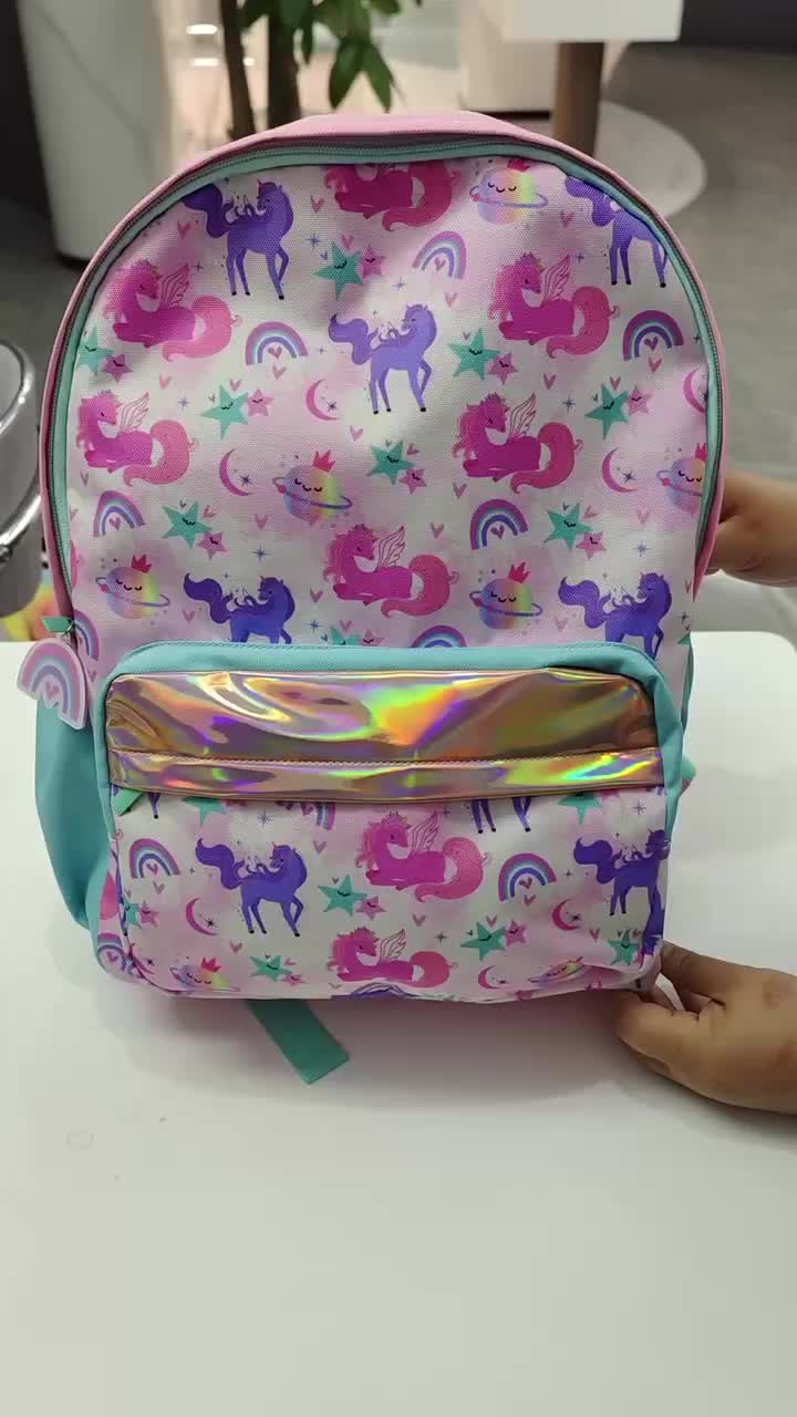 Plush children's backpack