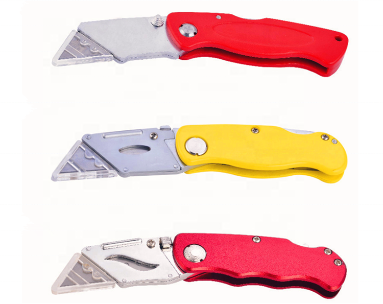 Trapezoid Blade Folding Utility Knife