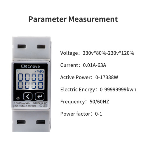 Din rail power meter DDS1946-2P