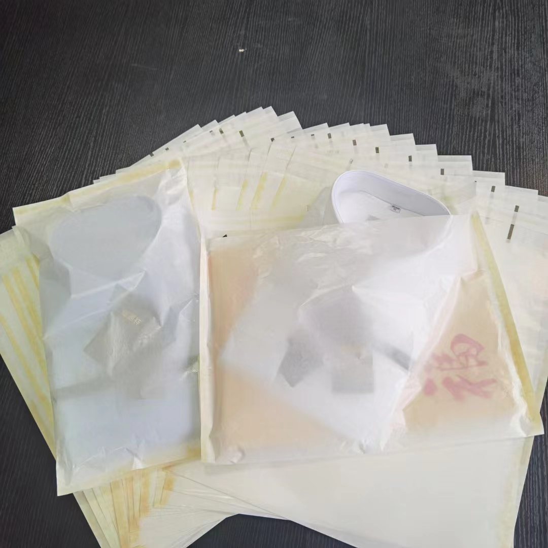 Transparent paper bag making machine