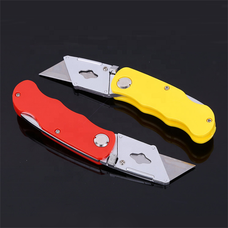 Trapezoid Blade Folding Utility Knife