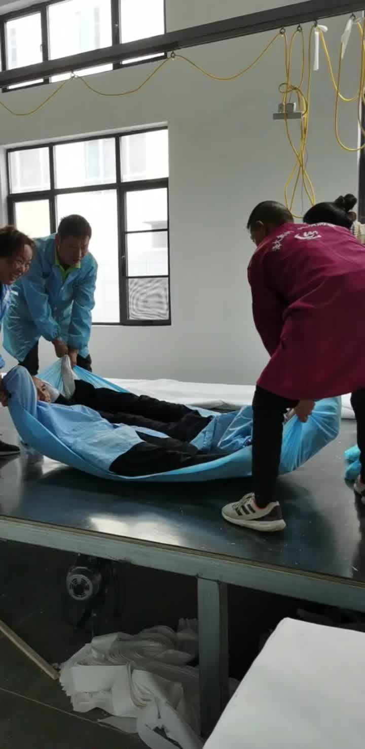 stretcher  sheet testing the loading 130kg-150kg