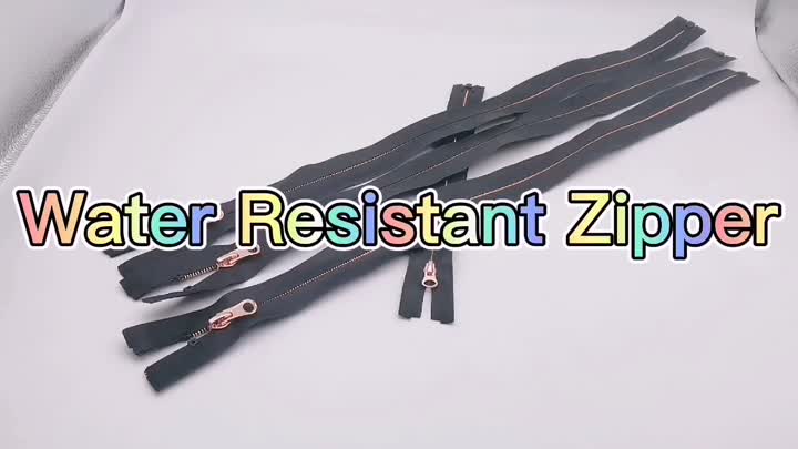 Water Resistant Zipper