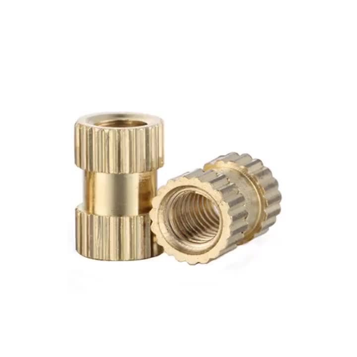 knurled brass insert nut.mp4