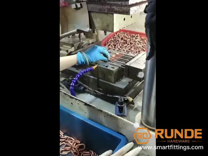 extruading copper y bends