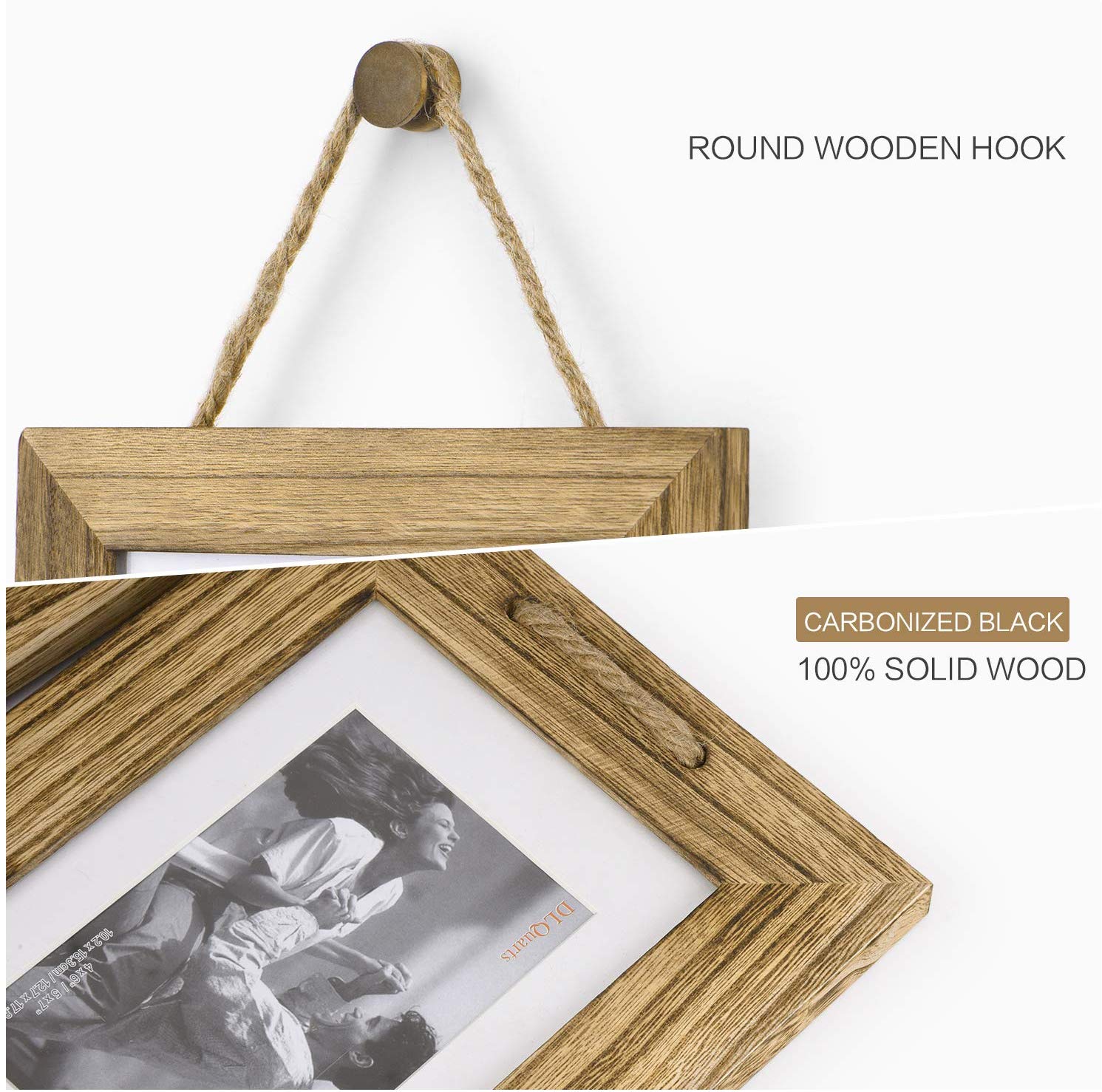 Wood Picture Frame photo frame wood 3 pcs/Set