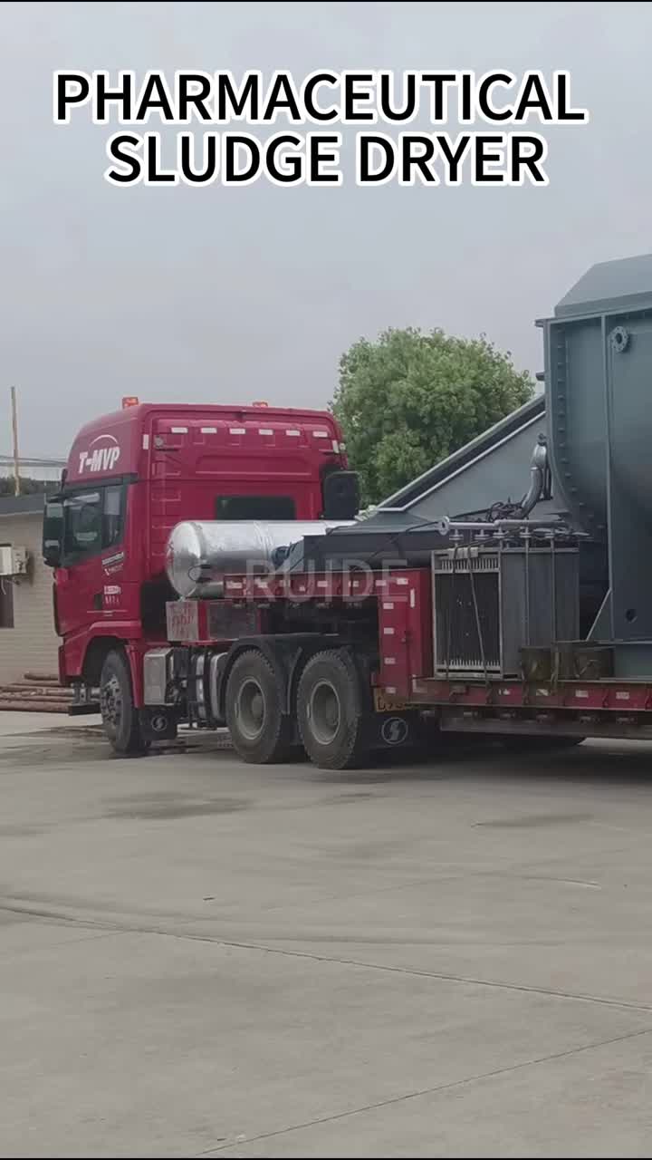 Textile sludge dryer