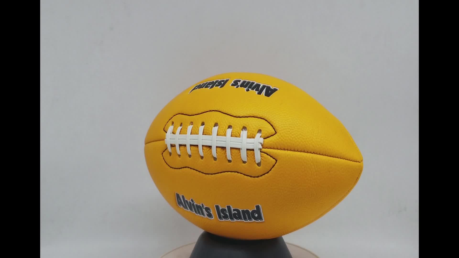 Pu Leather Wholesale custom logo official size 6 american football balls for training practice1