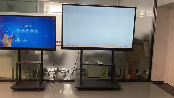 Smart interactive whiteboard size comparison