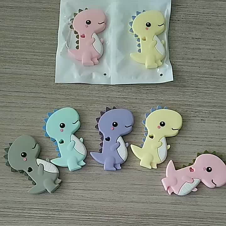 silicone dino teether.mp4