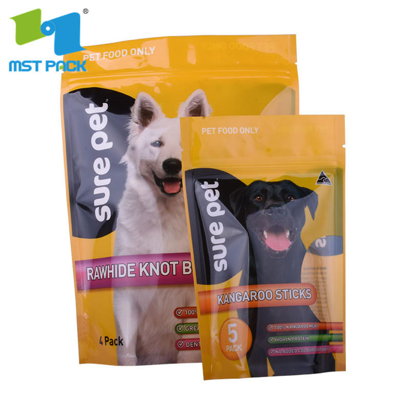 Standing Up Pet Food Bags Dog Food Bags