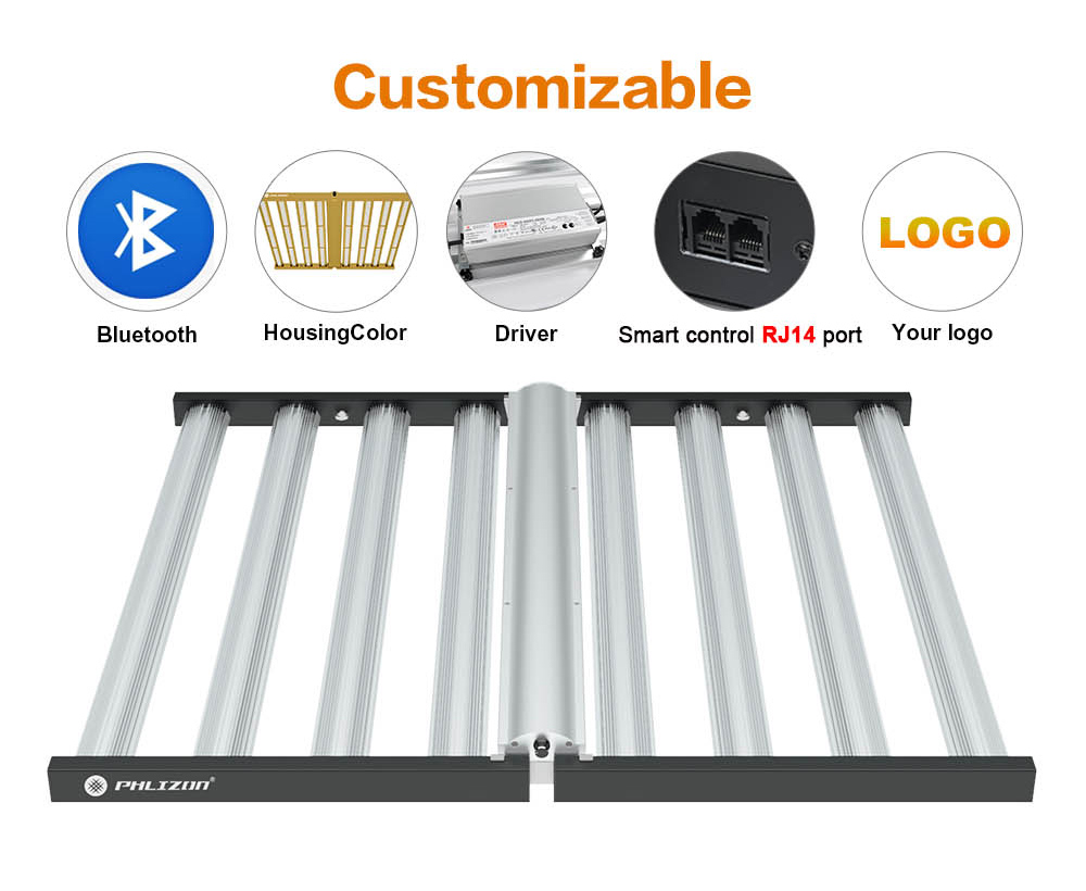 1000w led grow light phlizon 1000w dobrável led grow bar light luz de tira LED de espectro total uv ir para plantas de interior vertical Agriculture.jpg