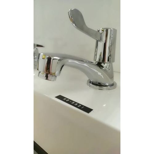 Chrome plated brass sink Basin Cold Tap.mp4