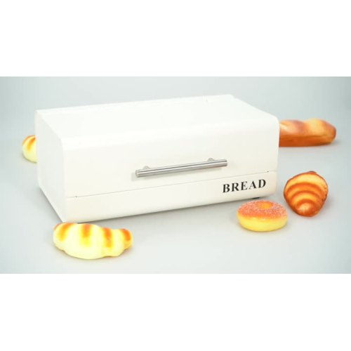 white open top bread box