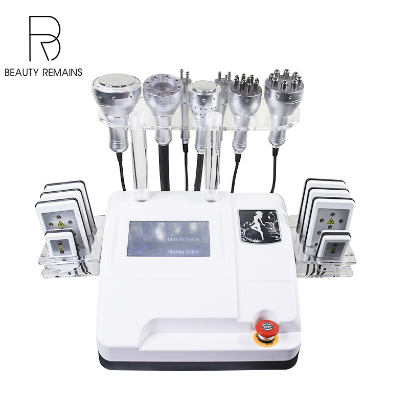 8in1 cavitación rf lipolaser que adelgaza la máquina