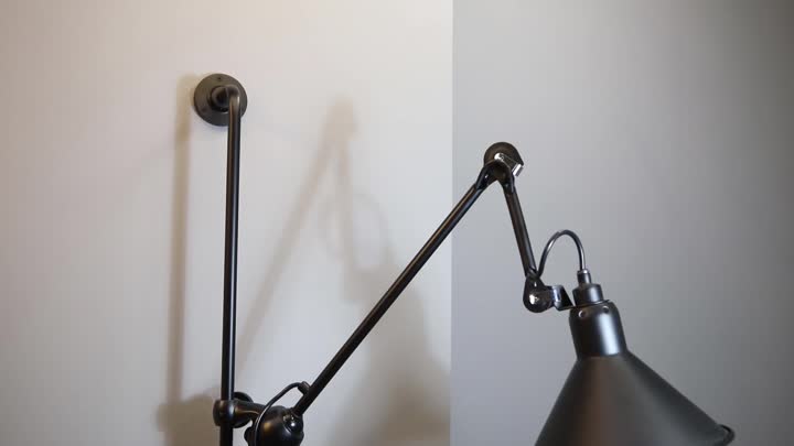 Industrial style adjustment wall lamp