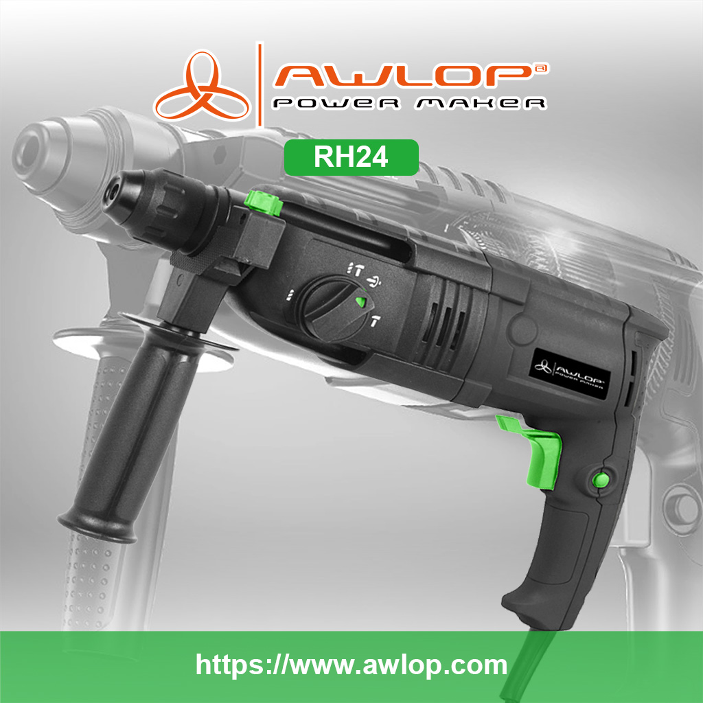 RH24 24 مم آلة حفر مطرقة الدوارة الكهربائية 620W