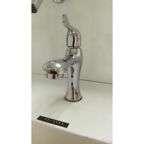 Brass Chrome Single Lever Single Cold Pillar Taps