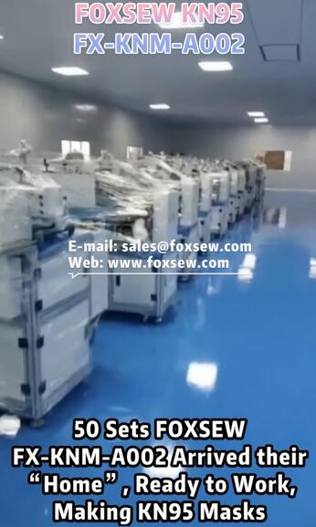 FOXSEW 50 Sets Automatic Folding Type KN95 Mask Machines