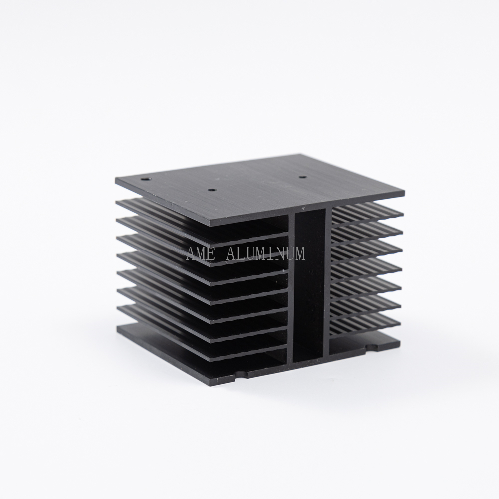 Two row heat sinks