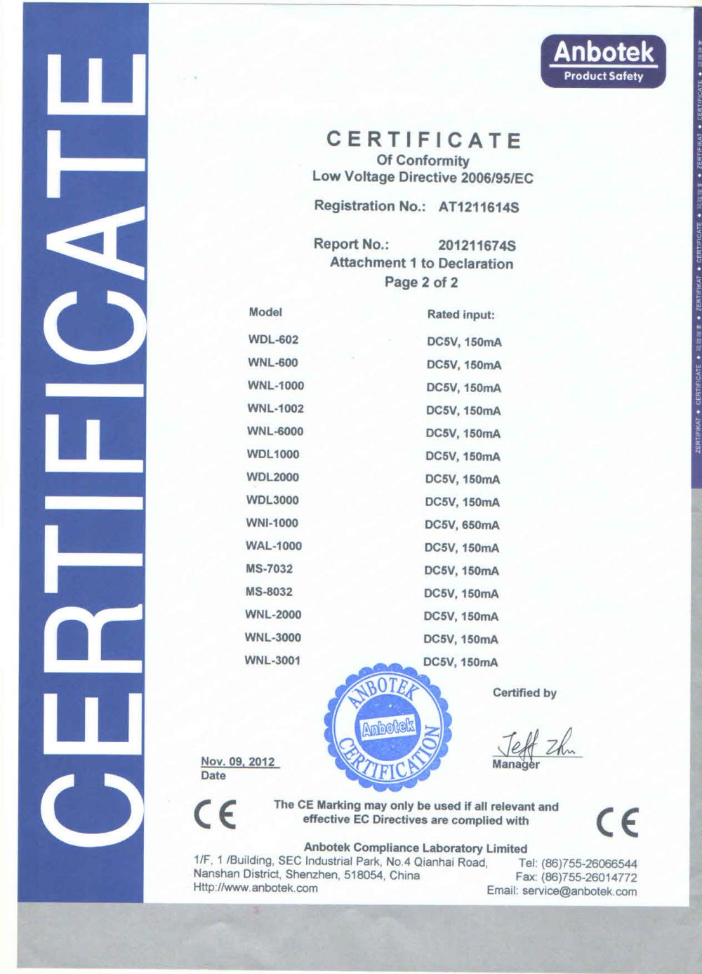 CERTIIFICATE