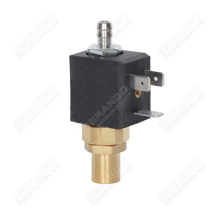 Espresso Coffee Machine Spare Parts Brass Solenoid Valve 24V 220V 5