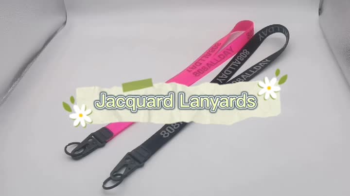 Jacquard lanyards