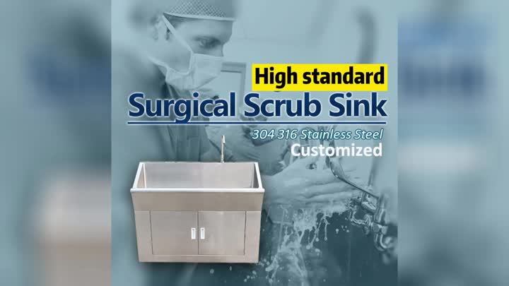 Medical hand wash sink