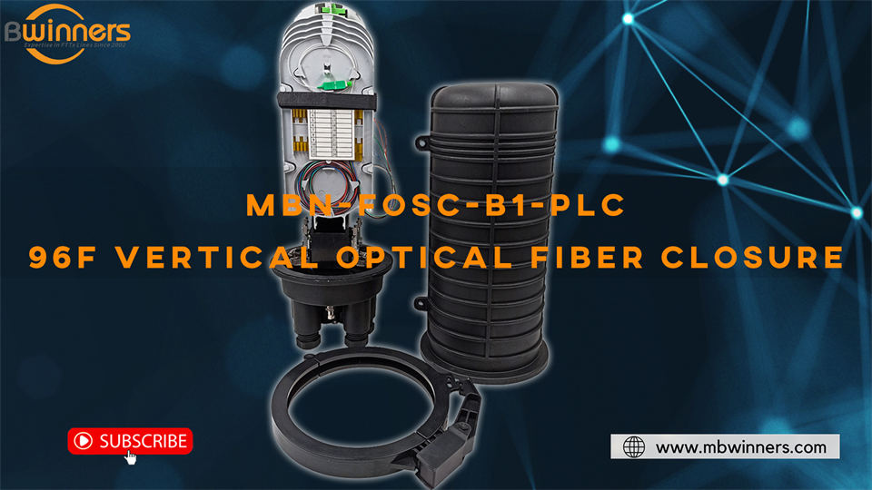 MBN-FOSC-B1-PLC 96F Cierre de fibra óptica vertical
