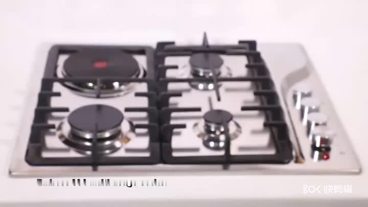 Hob gas atas dapur panas