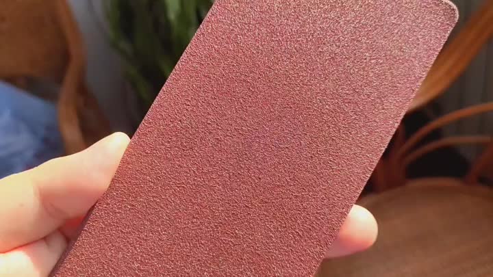 red leather powder coating