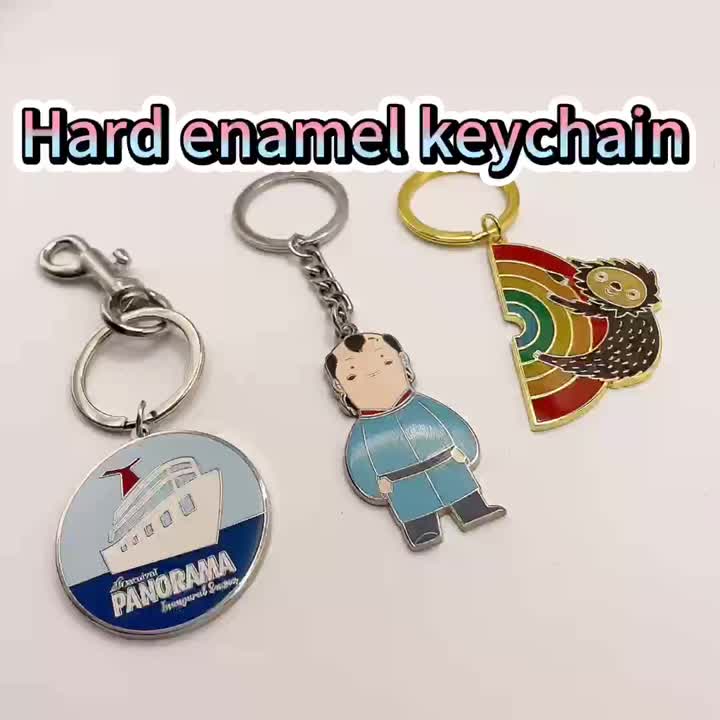 Metal Keychain anpassad logotyp