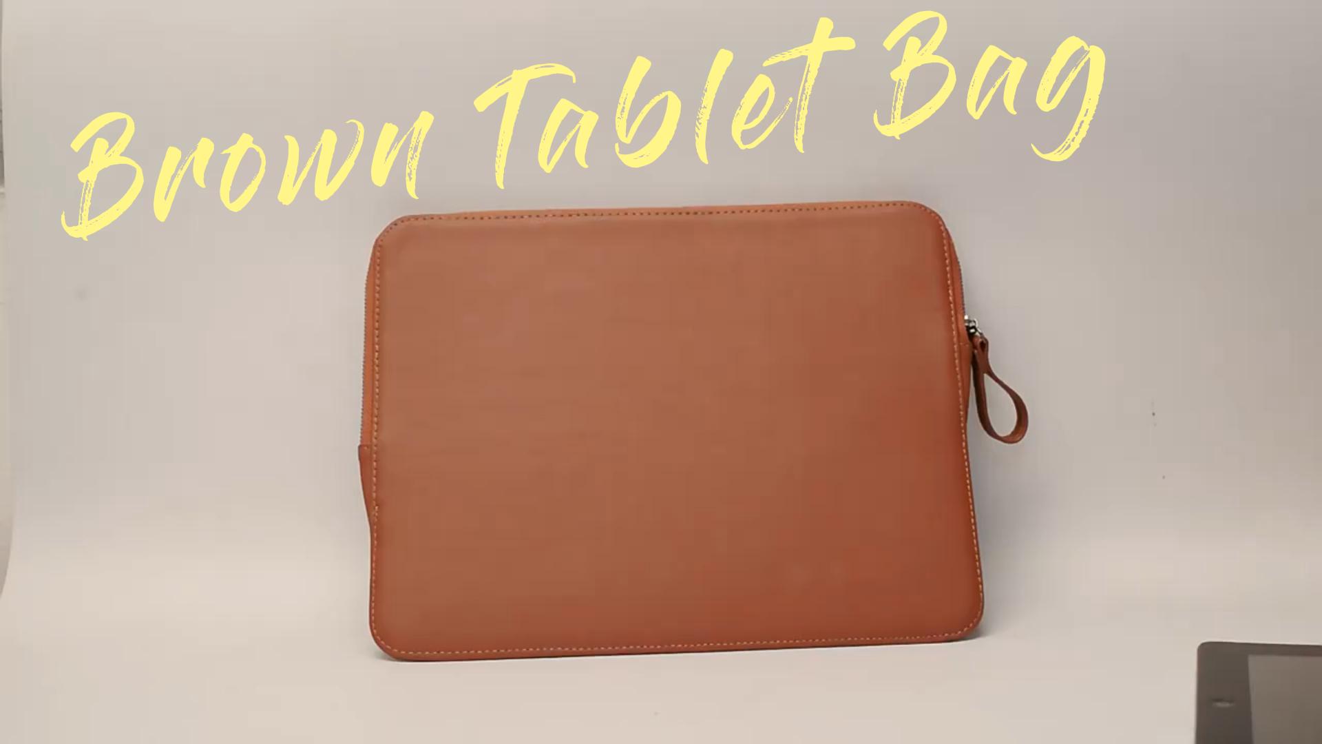 tas tablet coklat