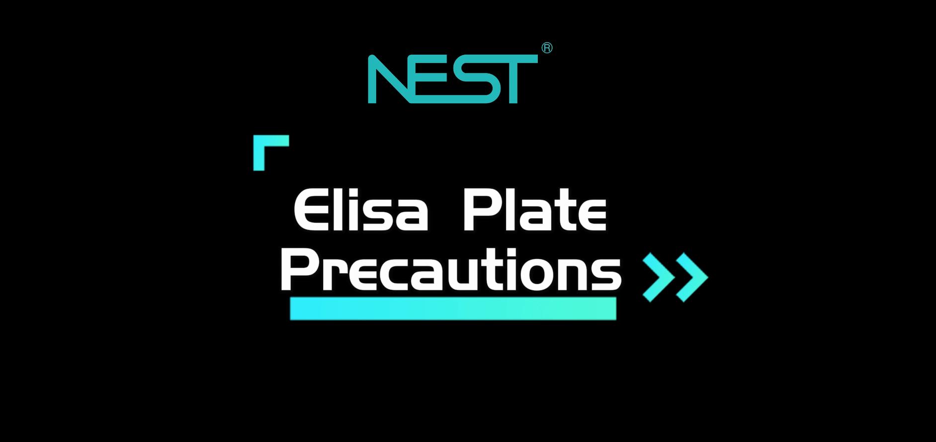 Precauciones de uso de nidos para placas ELISA