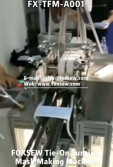 Tie-On Surgical Face Mask Making Machine