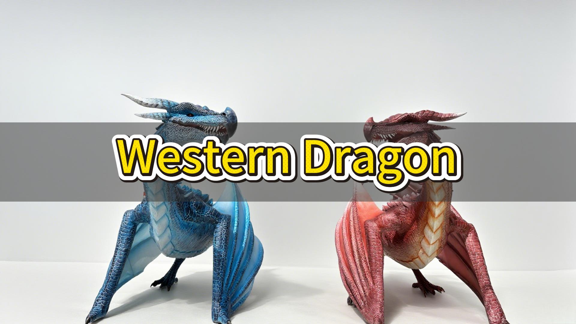 Naga Weartern Merah Muda dan Biru