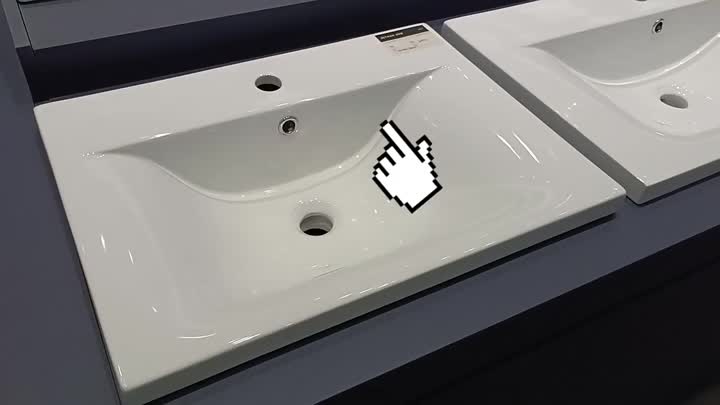 Belle vanité de design Basin en céramique 5089