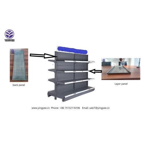 New machine- Supermarket shelf back and layer panel roll forming machine