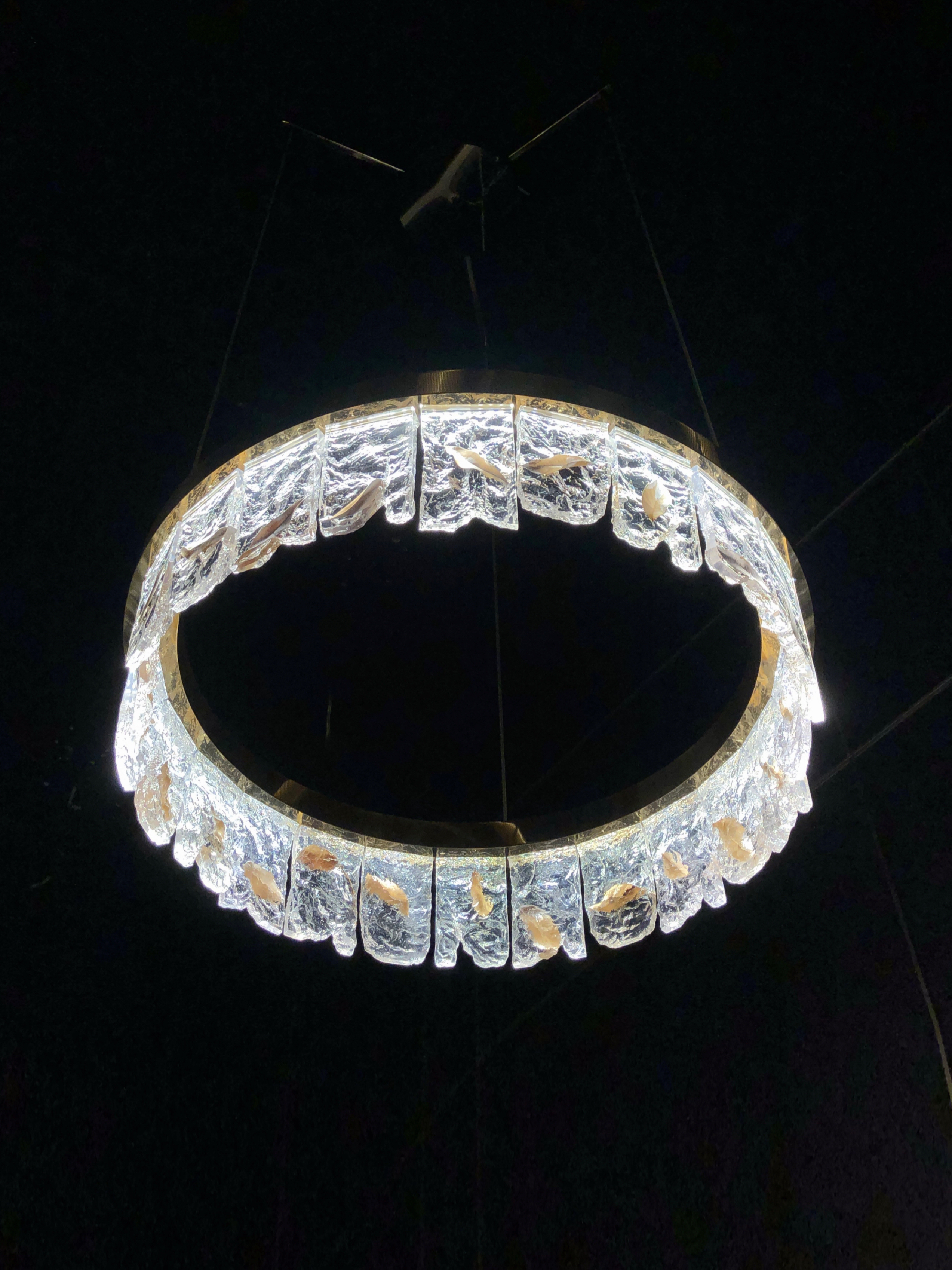 Round ring chandelier