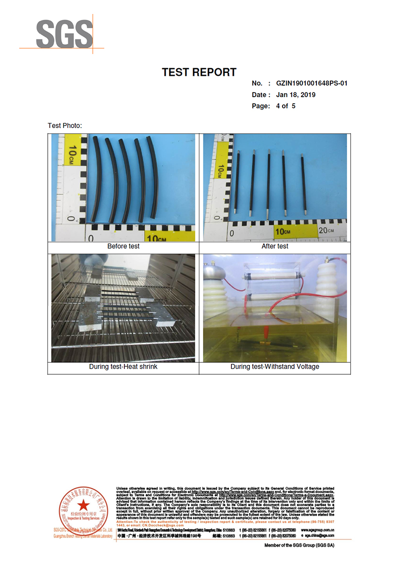 Silicone Heat Shrinkable Tube