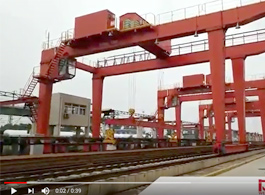 RMG Crane for Railway Track Handling 