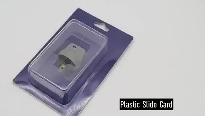 carte à glissière en plastique