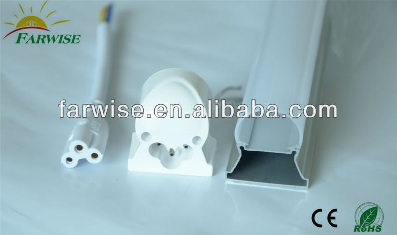 Kundenspezifisches mattiertes T5 LED-Leuchtstoffröhren-Extrusionsgehäuse-Produkt