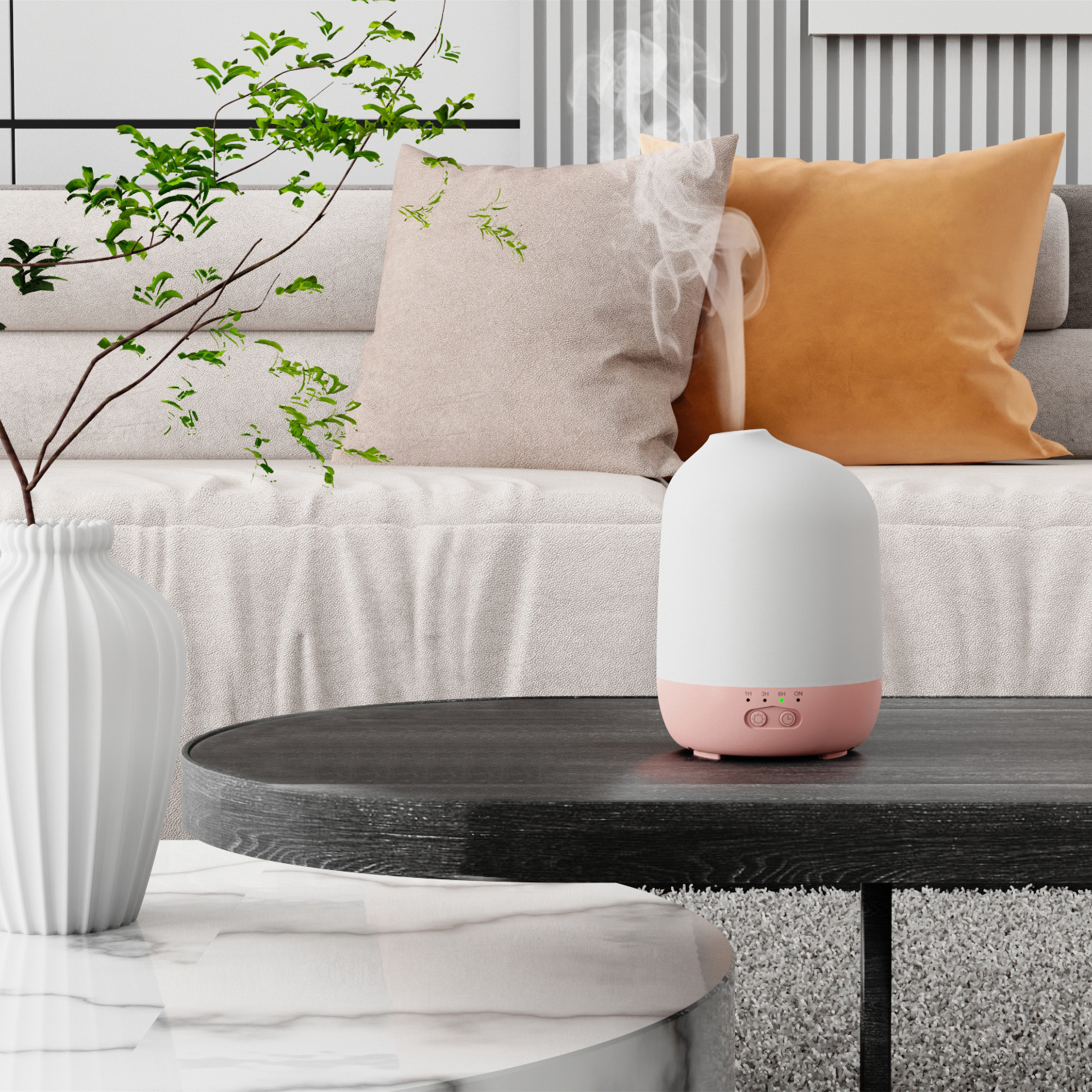 Tahun 2022 Fashional Terbaru Smart Ultrasonic Essential Oil Diffuser