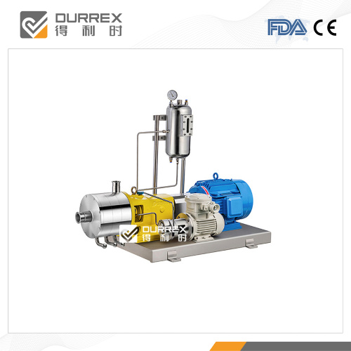 Bomba homogeneizada y emulsionante