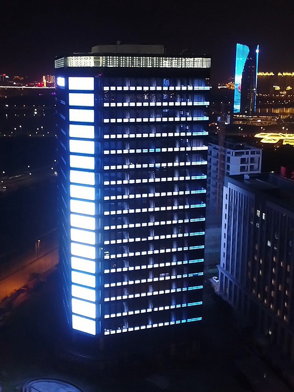 City Prosperity Driven by Industry: Lighting of Xi`an Chanba Development Building- Case study of StrongLED Project